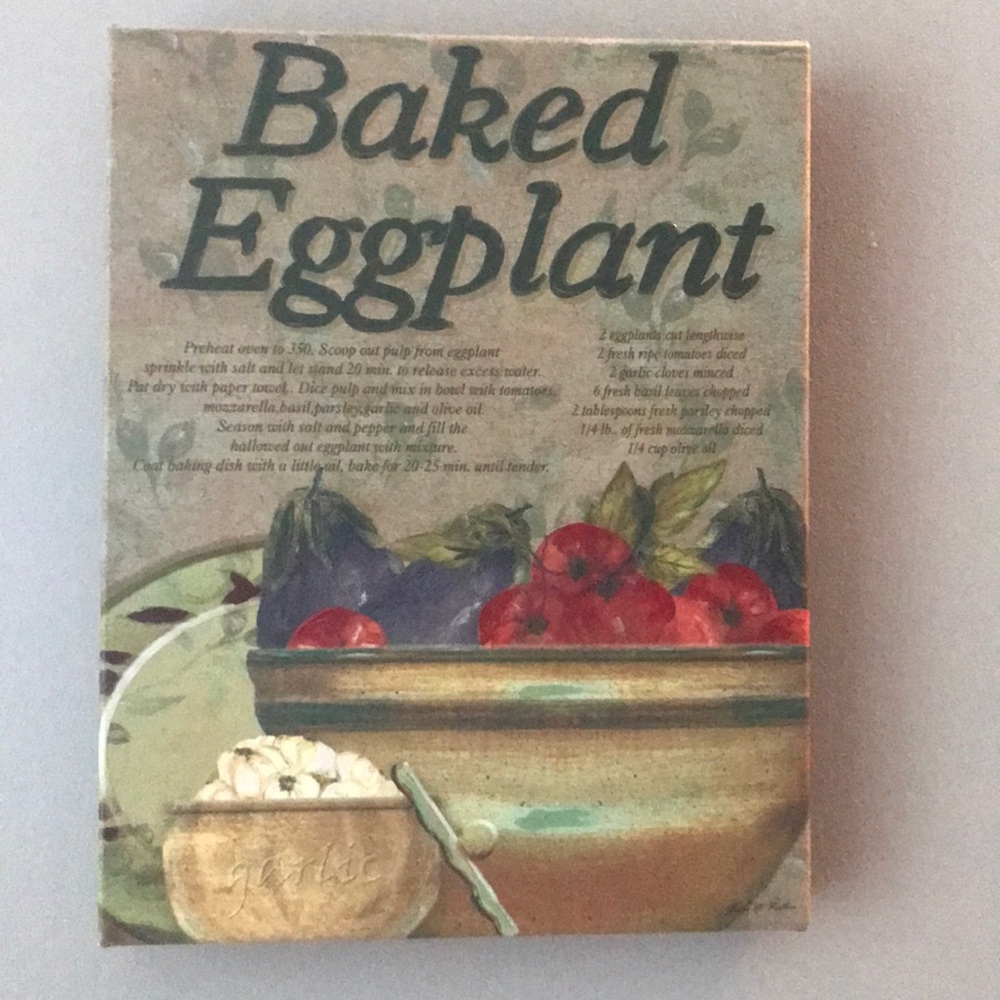 *Feature* NEW Oil Painting “Baked Eggplant”